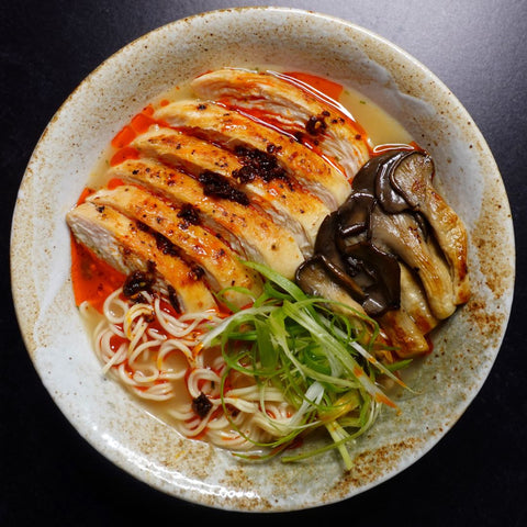 Spicy Mushroom Chicken Ramen