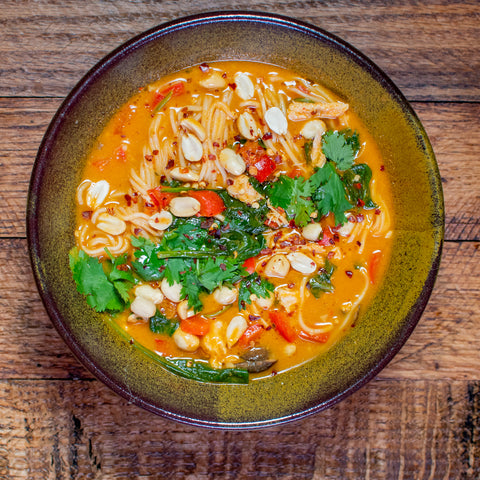 Thai Peanut Chicken Ramen