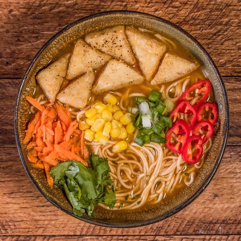 Vegan Tofu Ramen Bowl