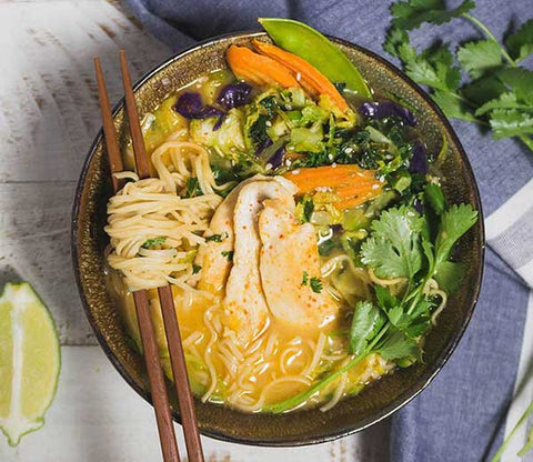 Thai Curry Chicken Ramen