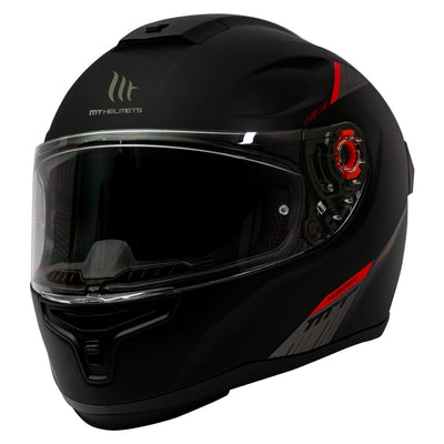 Casco Modular Para Moto Mt Helmets Streetfighter Solid Negro Color Negro  Tamaño Del Casco Xl