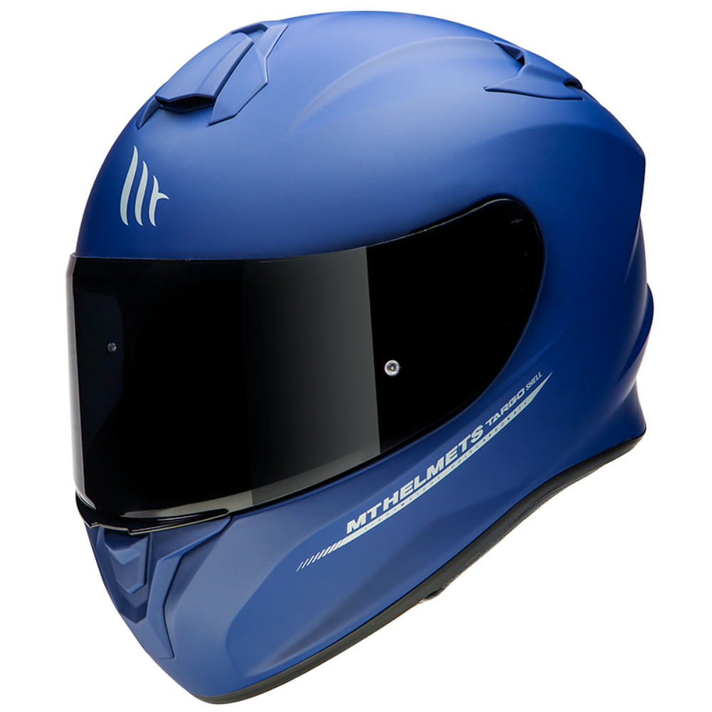 Casco de Moto Helmets Targo Solid A7 Azul Matte – Bikesport Chile