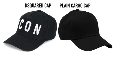 DSQUARED CAP VS PLAIN CARGO CAP