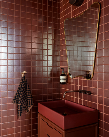 Rosso Verde Project by Carter Williamson Architects featuring Box Basin in Clay.
