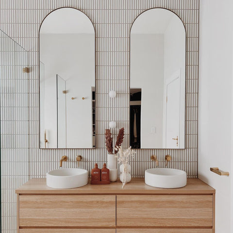 Bungalow on Seventh showcasing two Bowl basins in Ivory