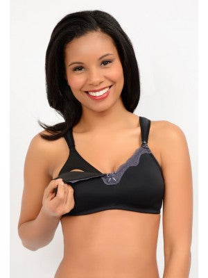 La Leche League Hana Lace Underwire Nursing Bra for Women