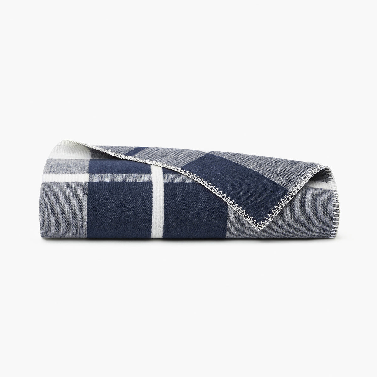 Grey Combo, Pure Wool Tartan Small Blanket