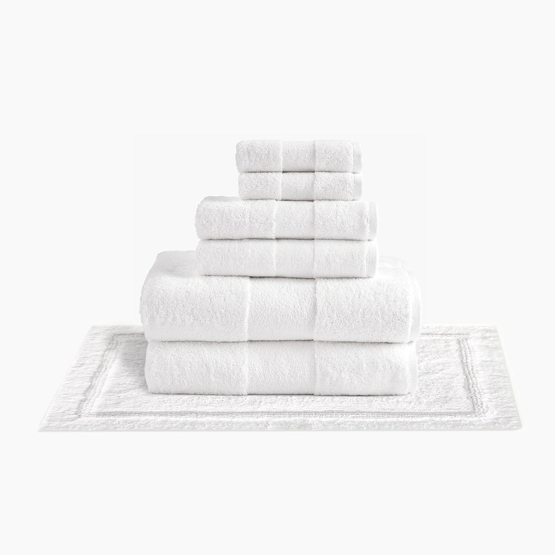 Under The Canopy Signature Organic Cotton Towel - Snow, Snow / Hand Towel Hand Towel Snow