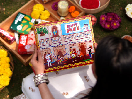 holi gift boxes, gift hampers