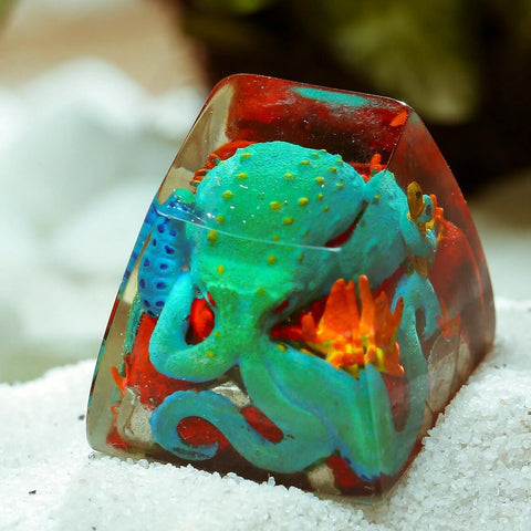 Octopus Artisan Keycap