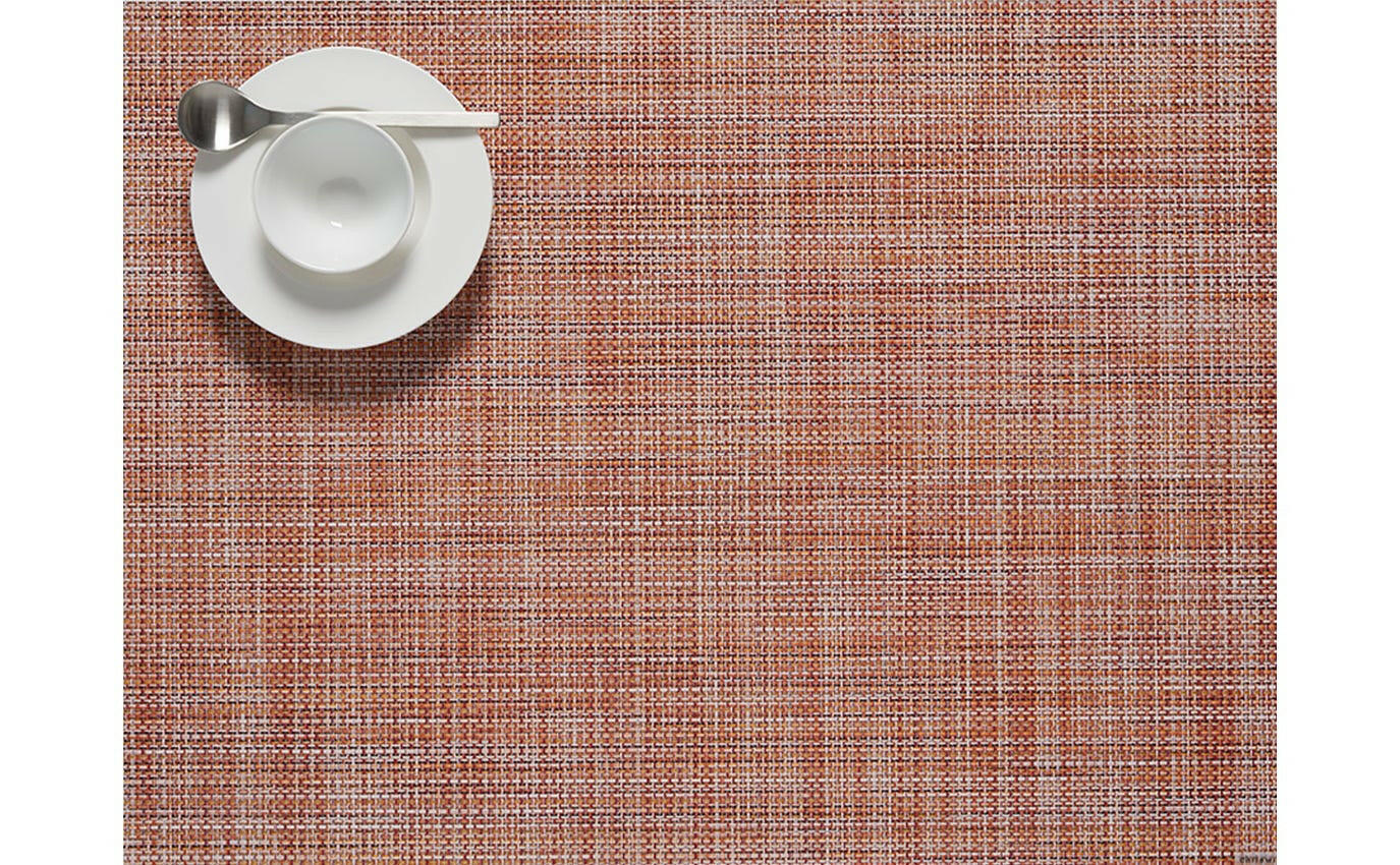 Chilewich | Mini Basketweave Rectangle Placemats - Cinnamon