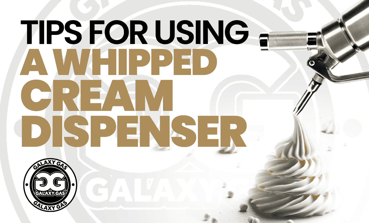 Tips For Using a Whipped Cream Dispenser