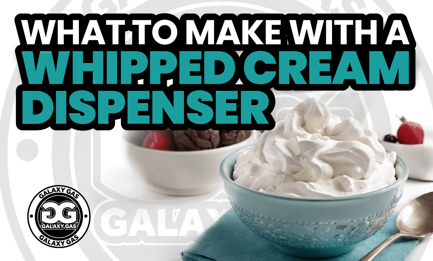 What To Make With A Whipped Cream Dispenser