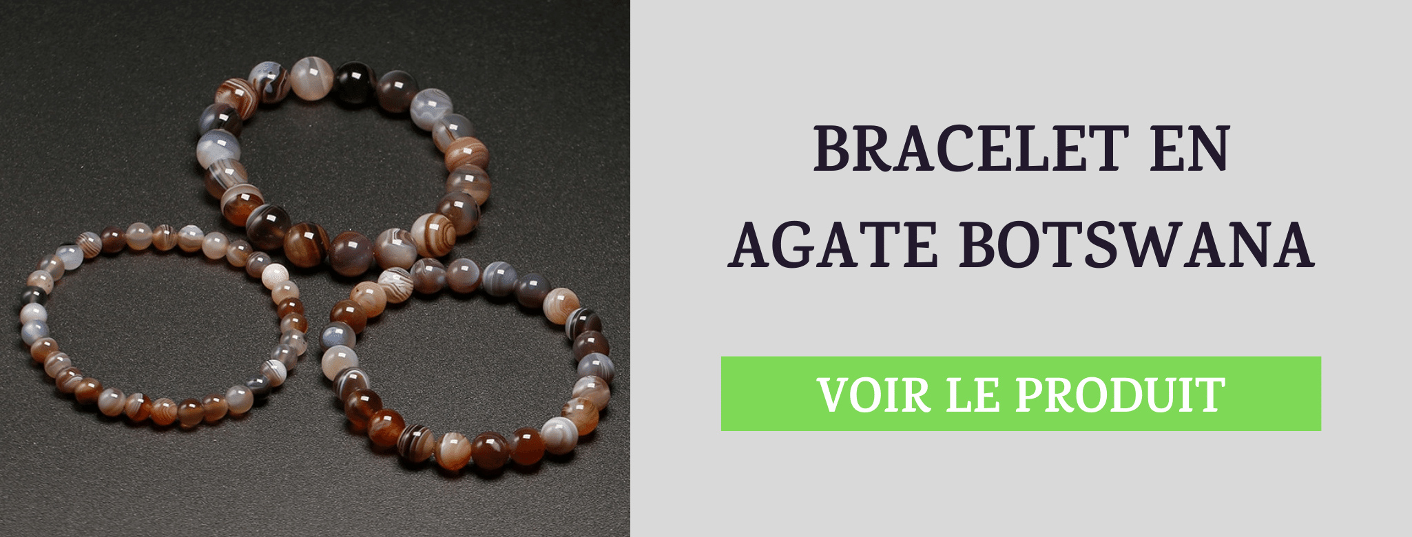 Bracelet Agate Botswana