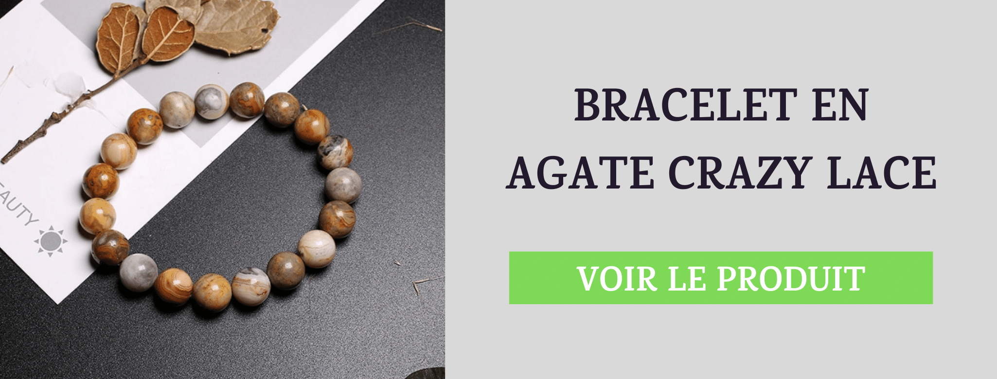 Bracelet Agate Crazy Lace