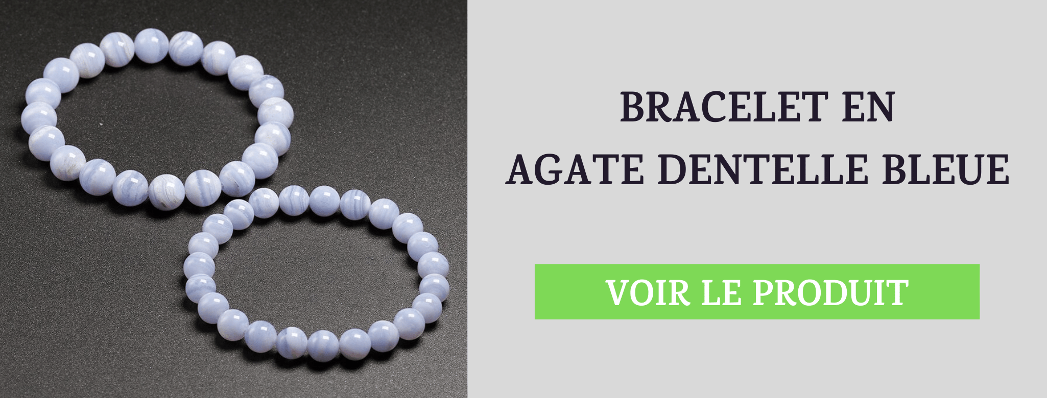 Bracelet Agate Dentelle Bleue