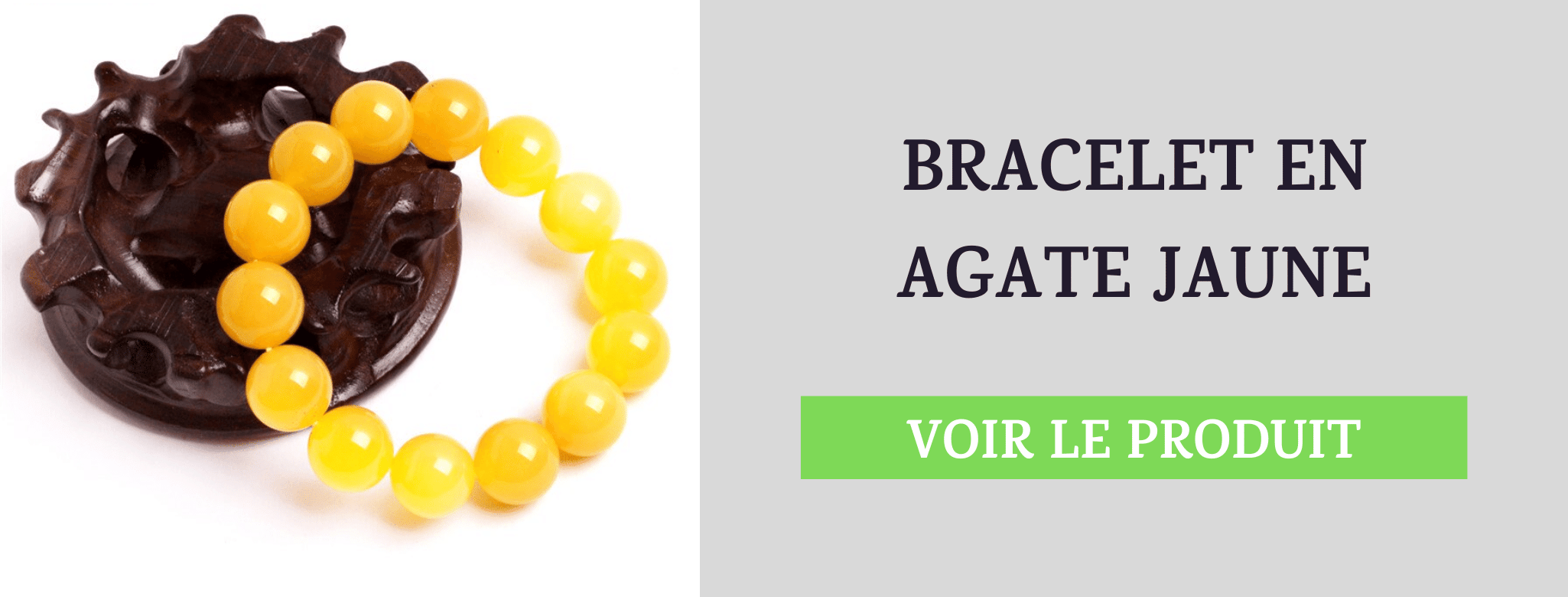 Bracelet Agate Jaune