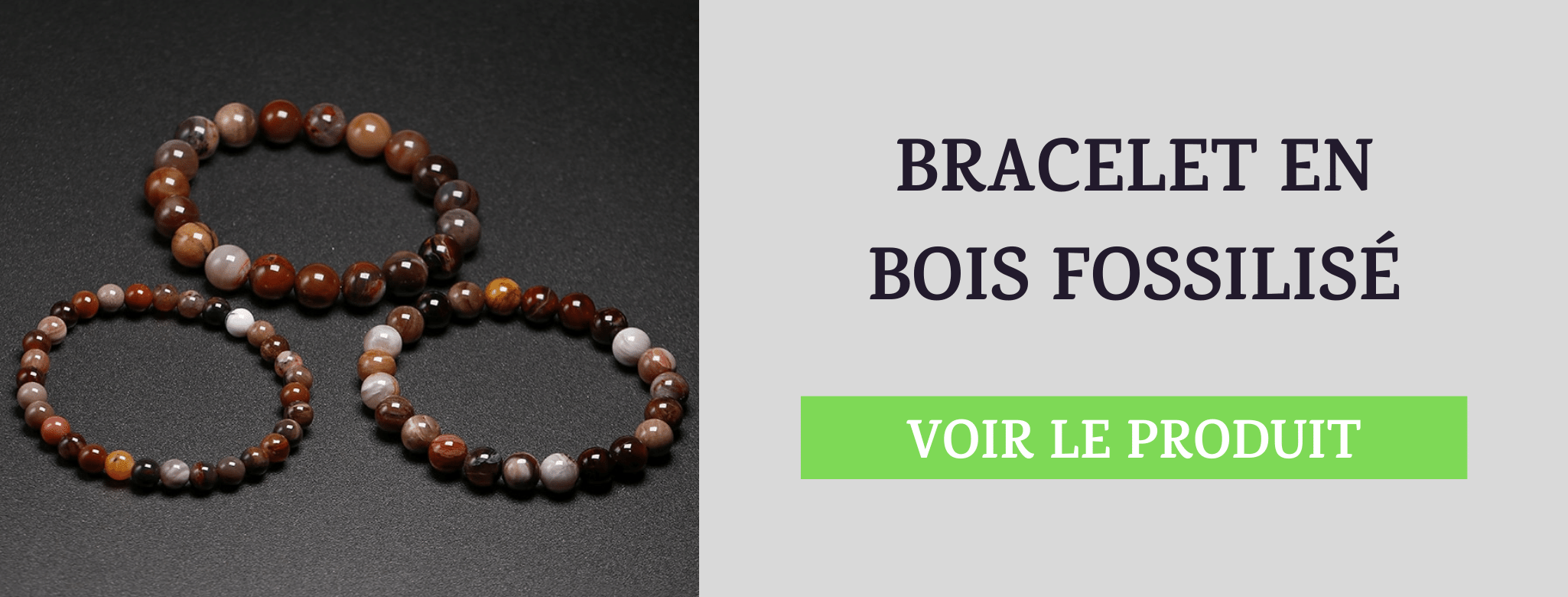 Bracelet Bois Fossilisé