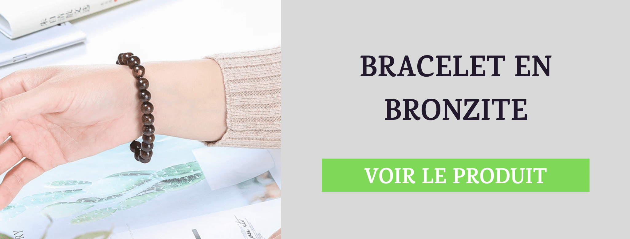 Bracelet Pierre Bronzite