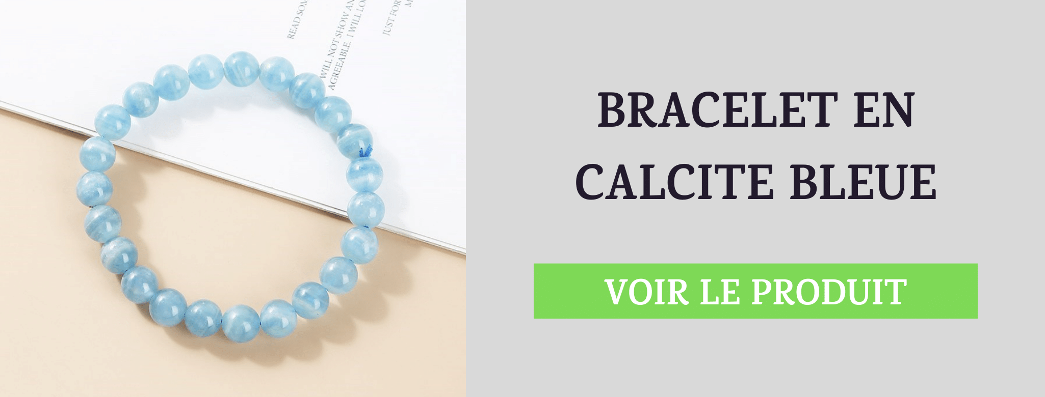 Bracelet Calcite Bleue