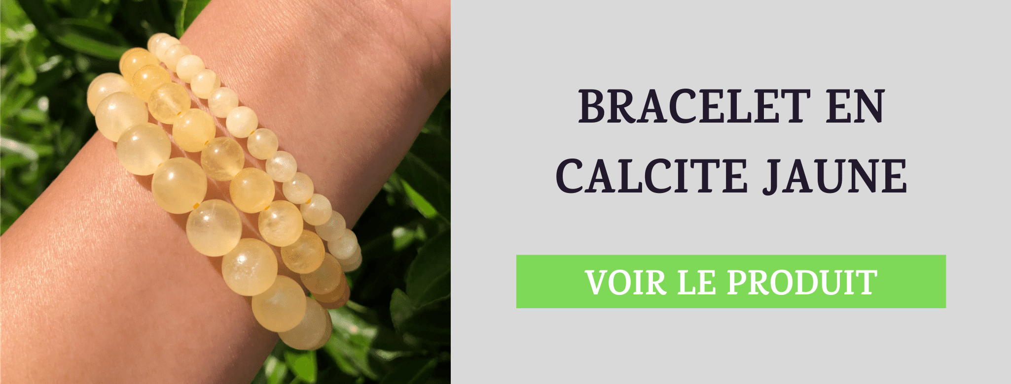 Bracelet Calcite Jaune