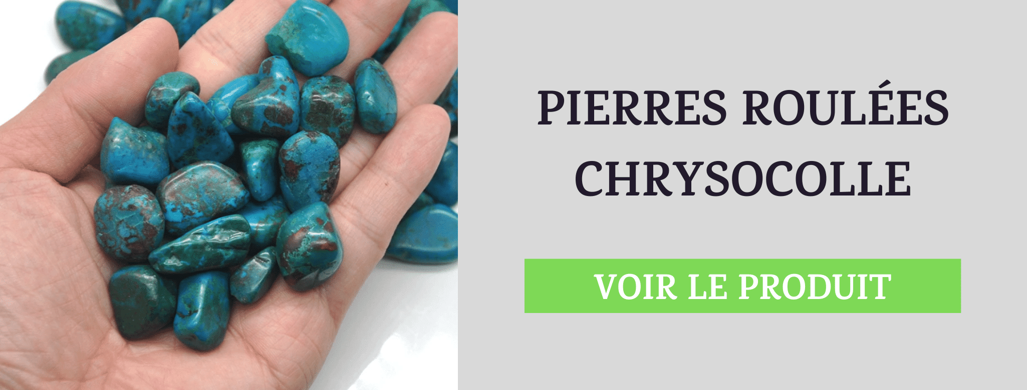 Pierre Roulée Chrysocolle