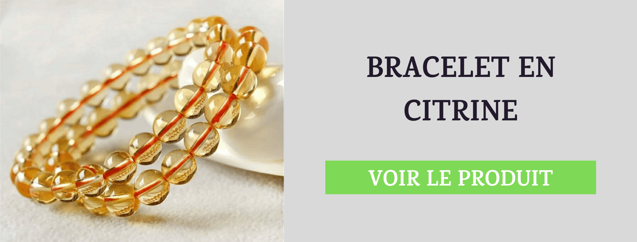 Bracelet Citrine