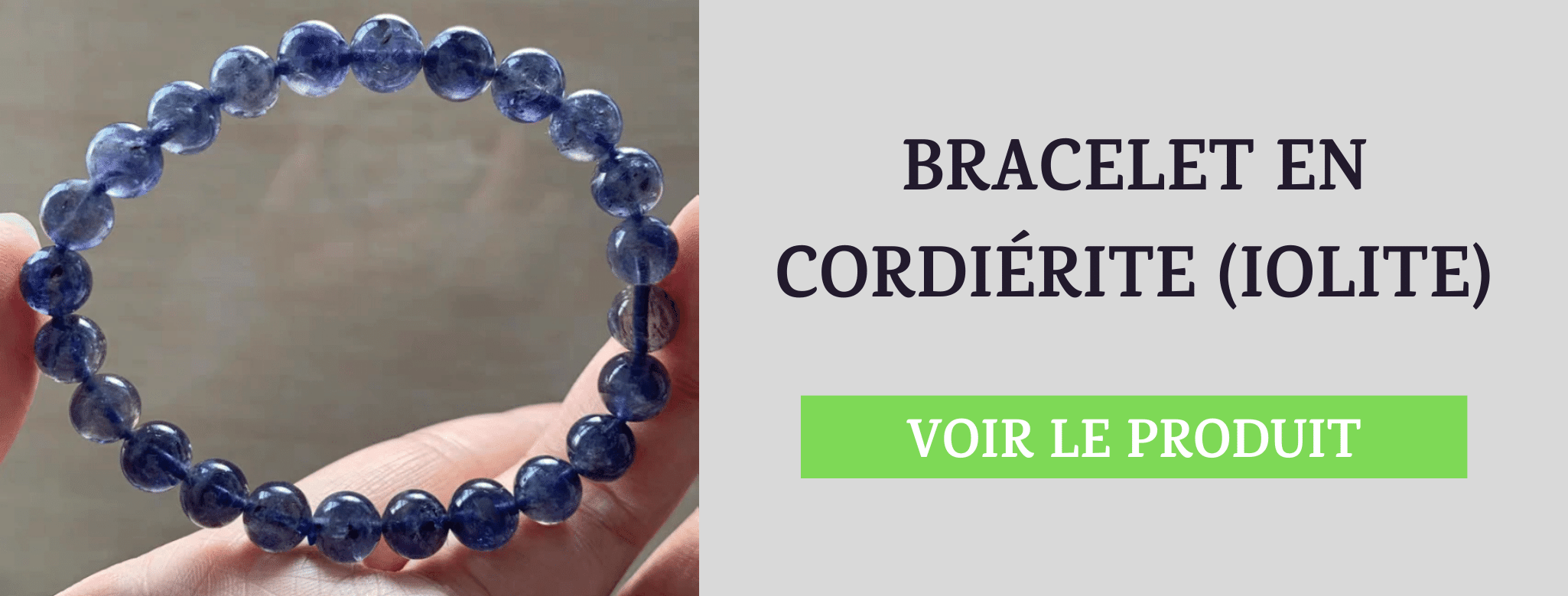 Bracelet Cordiérite