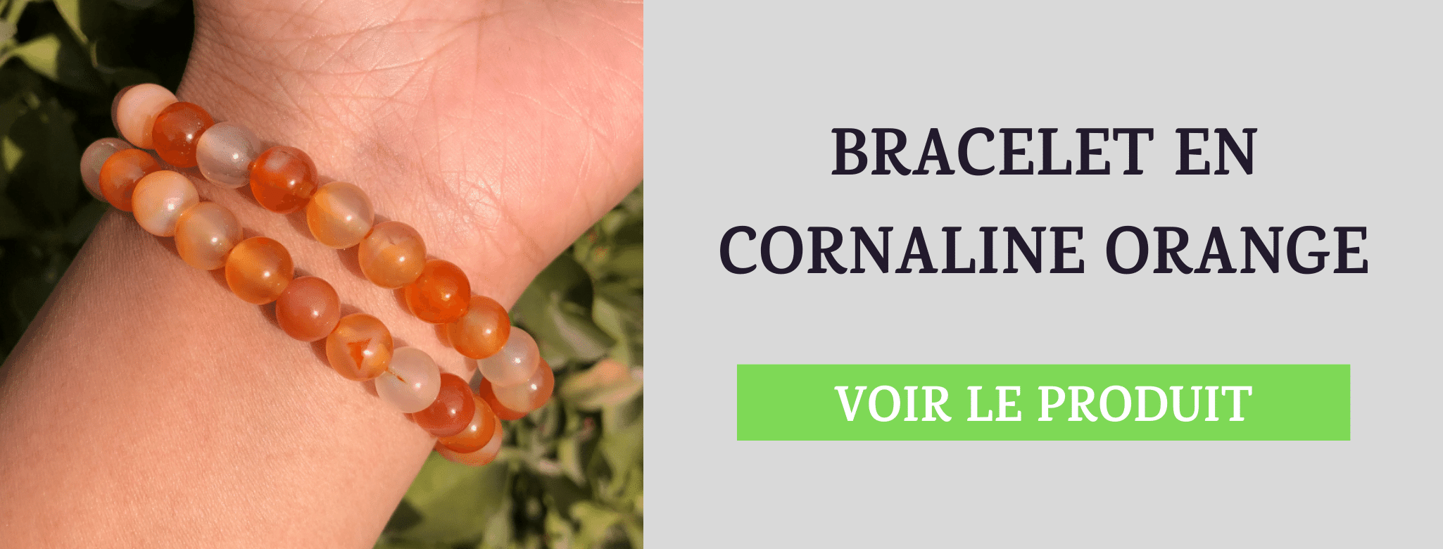 Bracelet Cornaline Orange