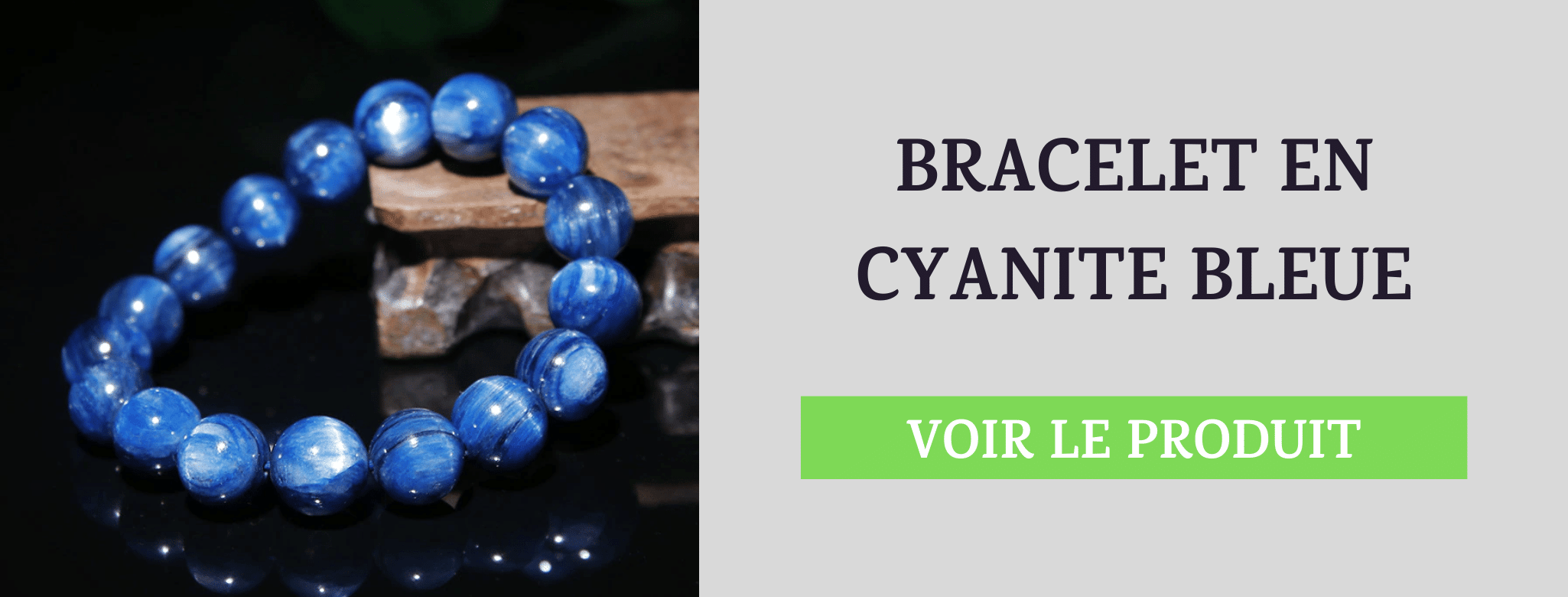 Bracelet Cyanite Bleue