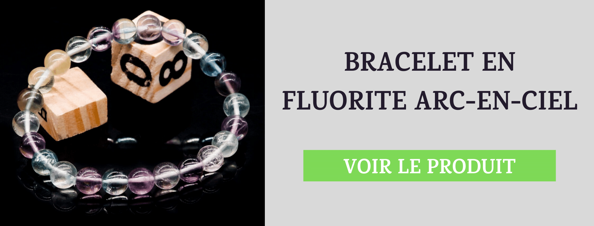 Bracelet Fluorite Arc-en-Ciel