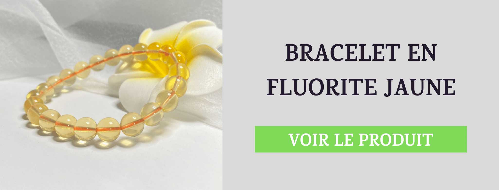 Bracelet Fluorite Jaune