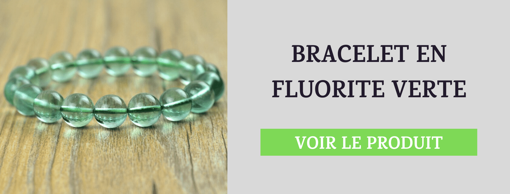 Bracelet Fluorite Verte