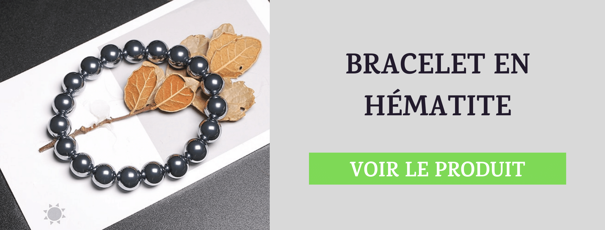 Bracelet Hématite