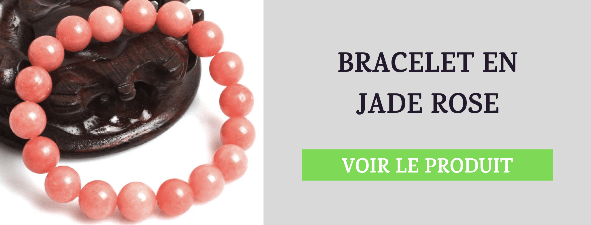 Bracelet Jade Rose