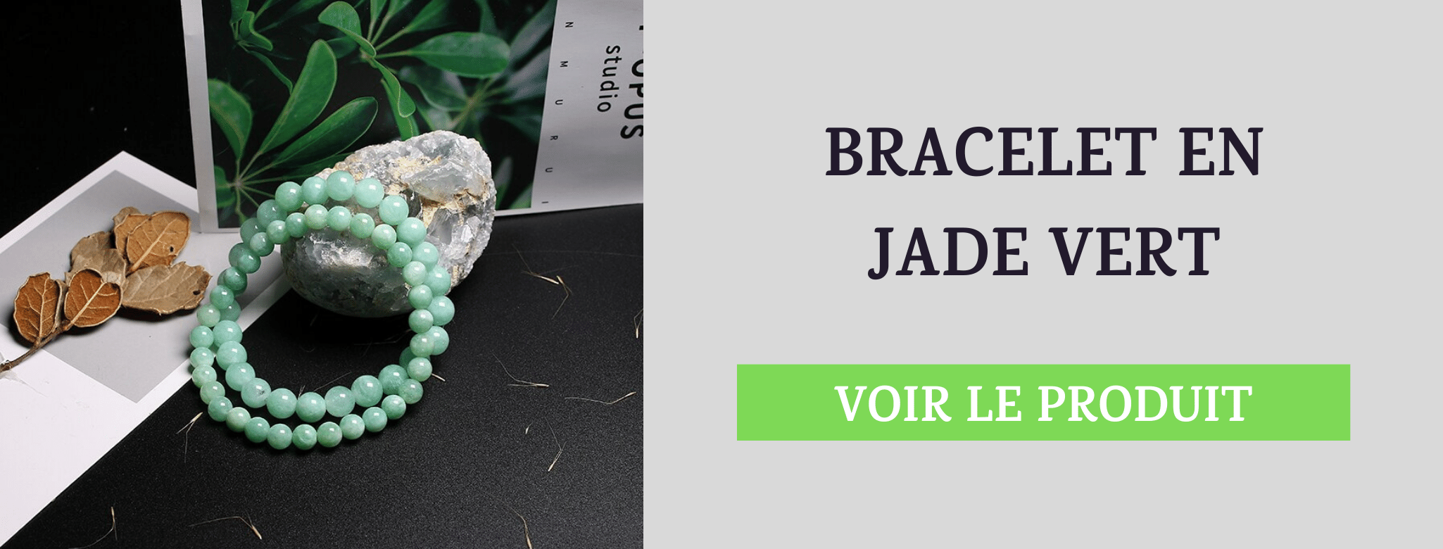 Bracelet Jade Vert