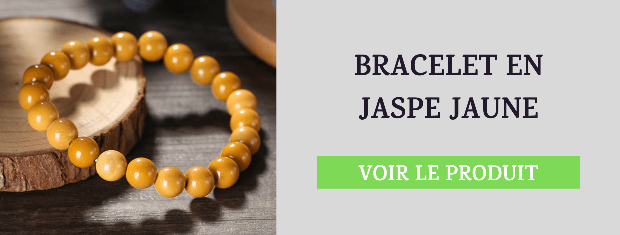 Bracelet Jaspe Jaune