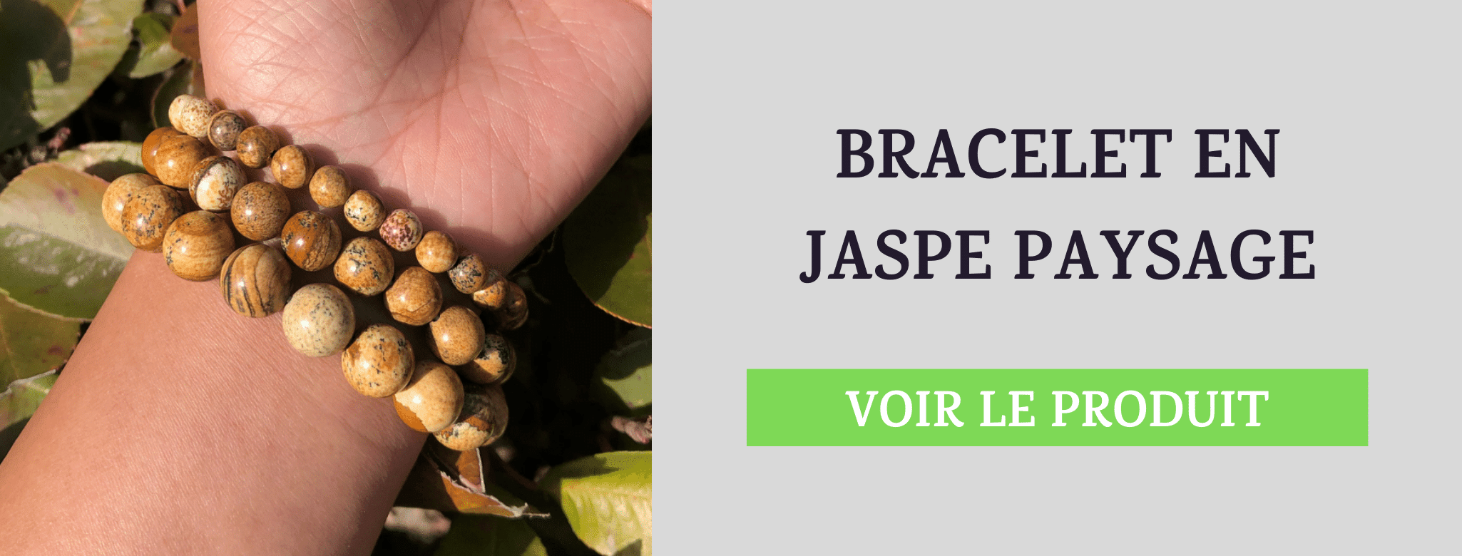 Bracelet Jaspe Paysage