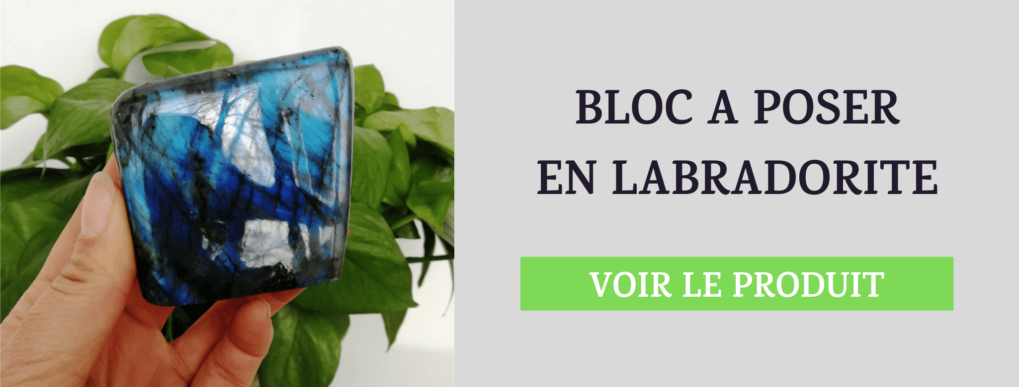 Bloc à Poser en Labradorite