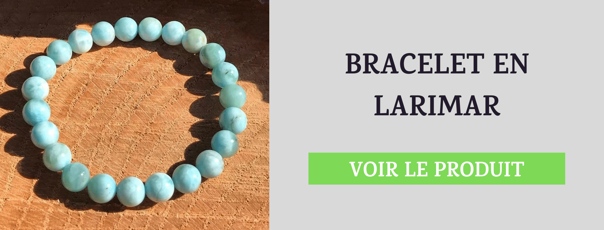 Bracelet Pierre Larimar