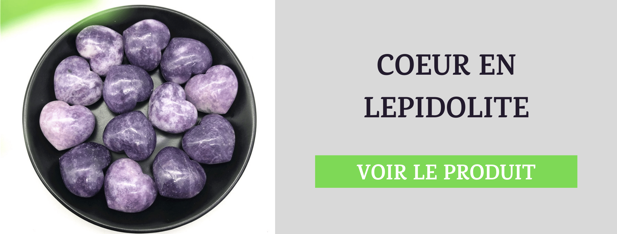 Coeur Lépidolite