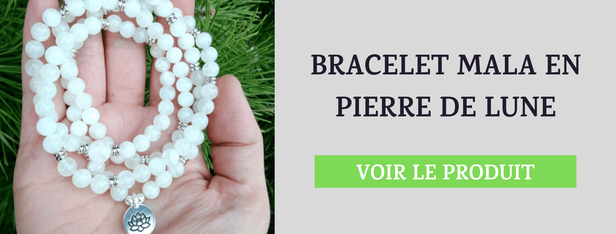 Bracelet Mala Pierre de Lune