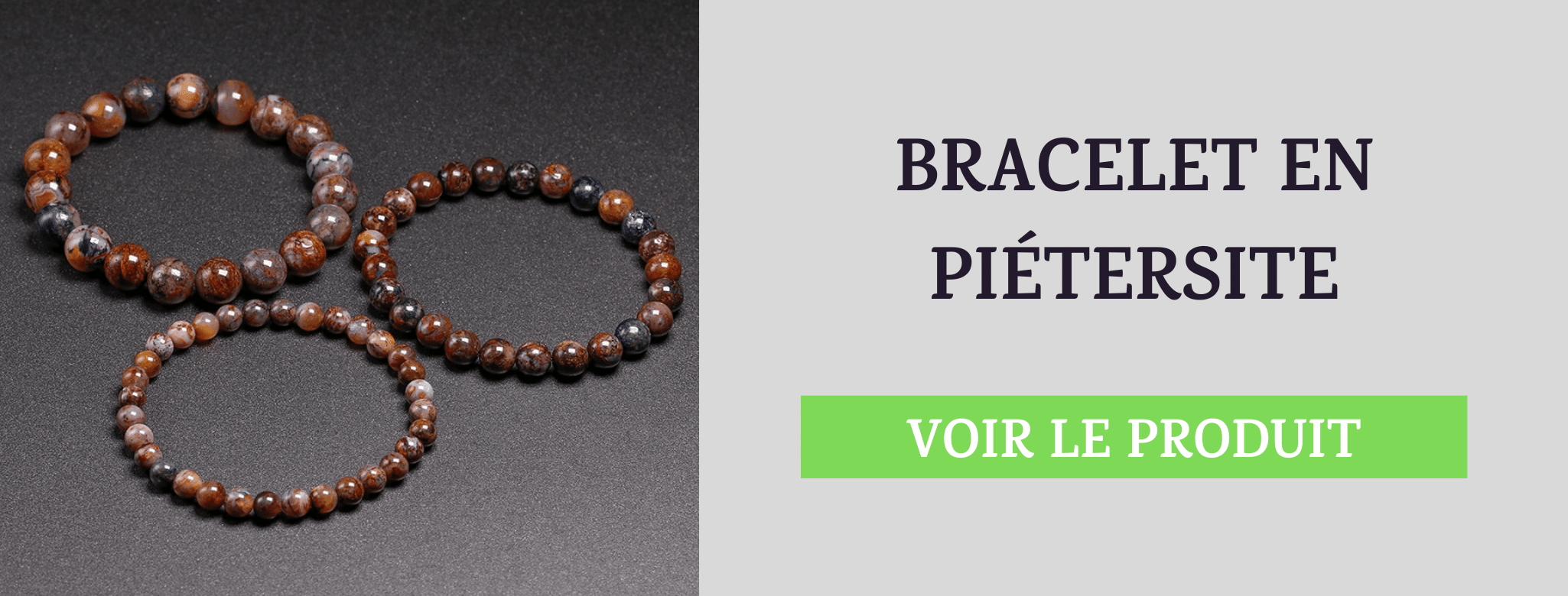 Bracelet Piétersite Blocages