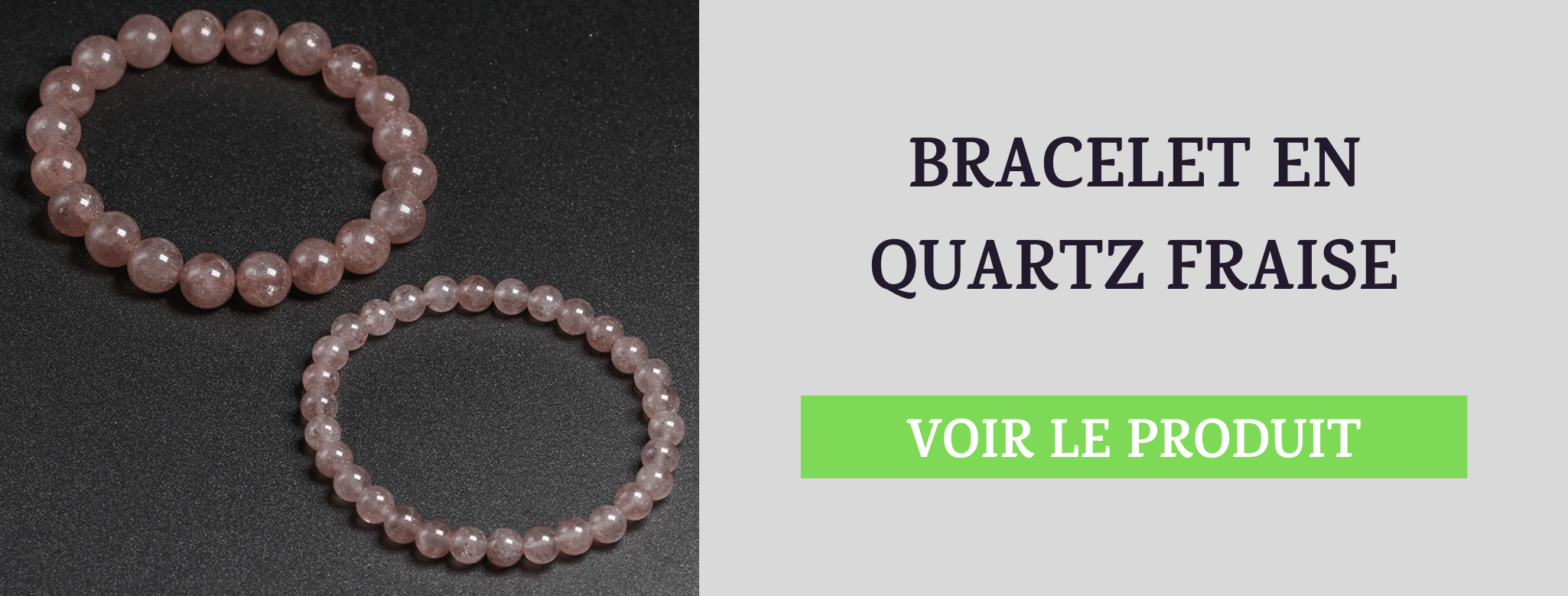 Bracelet Quartz Fraise