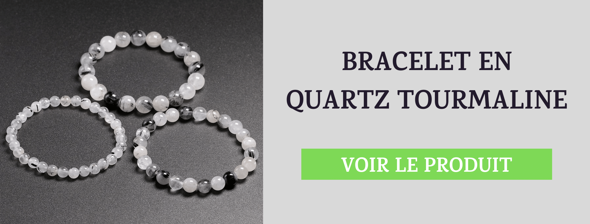 Bracelet Quartz Tourmaline