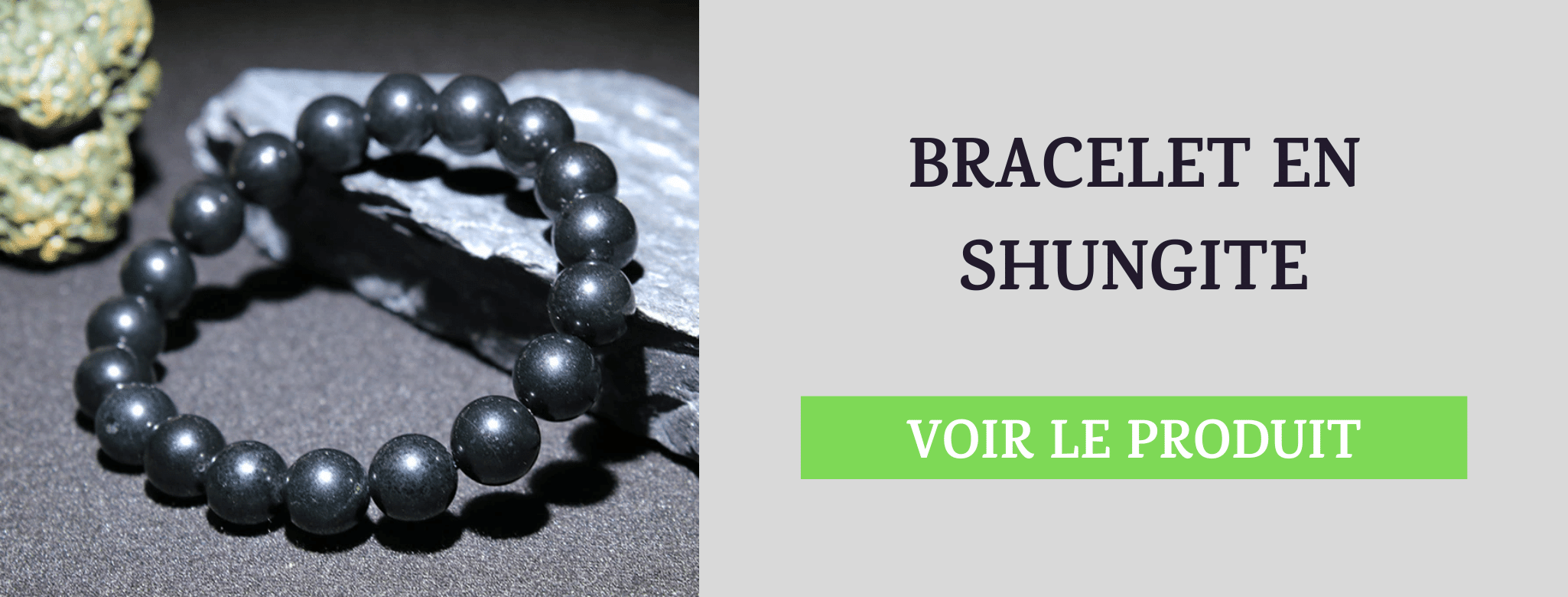 Bracelet Pierre Shungite