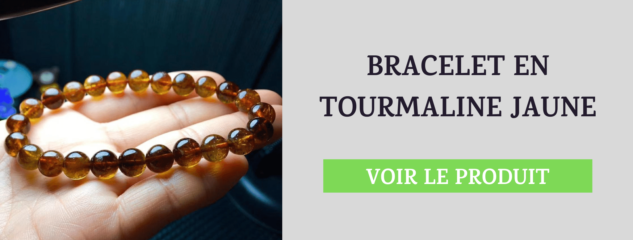 Bracelet Tourmaline Jaune