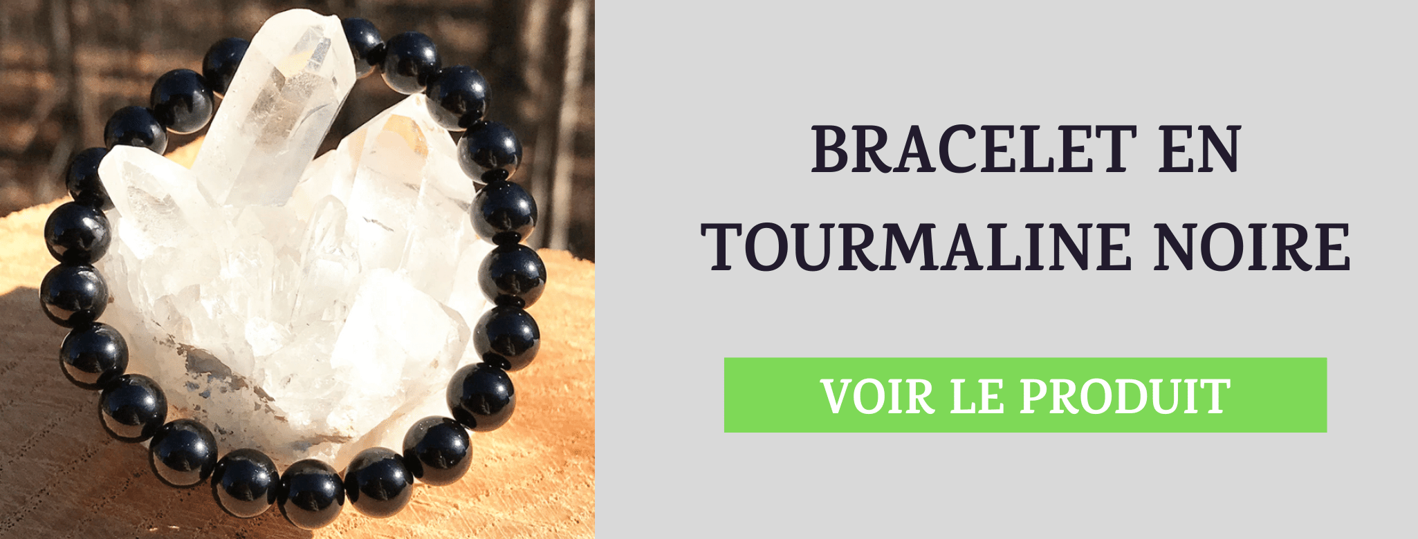 Bracelet Tourmaline Noire