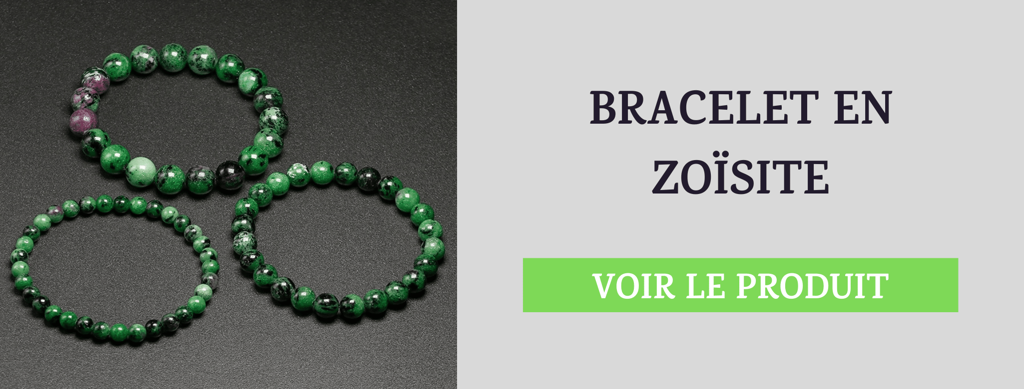 Bracelet Zoïsite