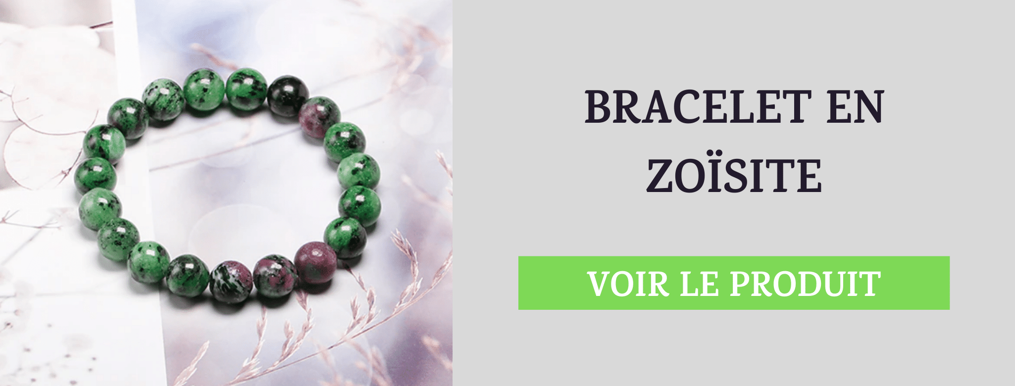 Bracelet Zoïsite